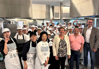 淡水商工與法國布列塔尼工藝局合作 米其林法式料理開課啦