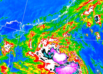 今晚明晨雨最剧！降雨集中北北基宜 阳明山雨量飙破700毫米