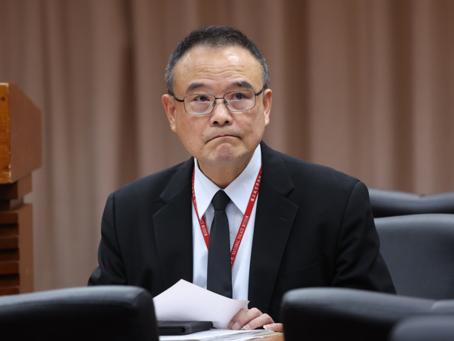 故宫院长萧宗煌24日赴立法院备询。（姚志平摄）