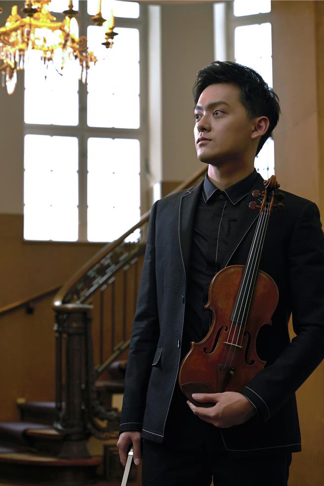 小提琴家曾宇谦将再度携手国台交欧巡演出。（牛耳艺术提供／李怡芸台北传真）