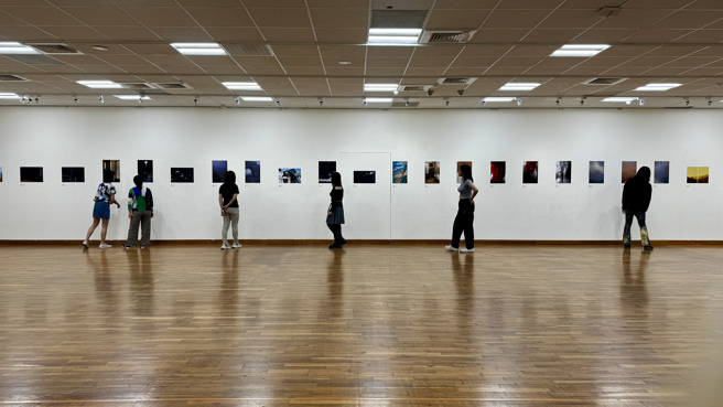 匯聚来自世界各地学校、姊妹校联合参展。(照片/臺湾艺术大学提供)