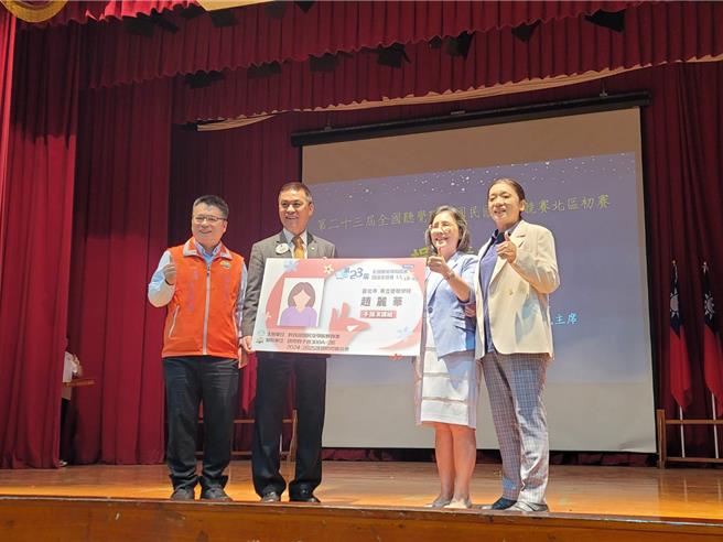 國際獅子會300A-2區、台北市立啟聰學校主辦第23屆全國聽覺障礙國民國語文競賽北區初賽。（林郁平攝）