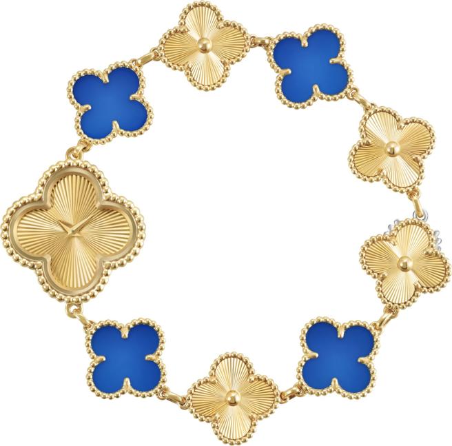 梵克雅寶全新Sweet Alhambra腕表，63萬5000元。（Van Cleef & Arpels提供）