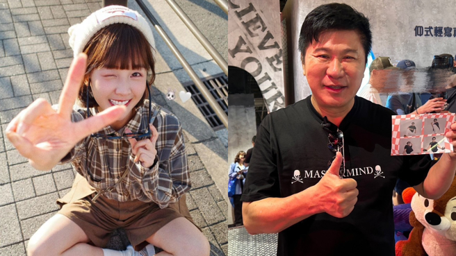 篮篮新家办入厝趴，胡瓜登门拜访气氛欢乐。（图／翻摄自篮篮 IG、胡瓜脸书）