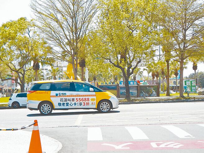 花蓮敬老愛心計程車隊3月上路使用率高。（本報資料照片）