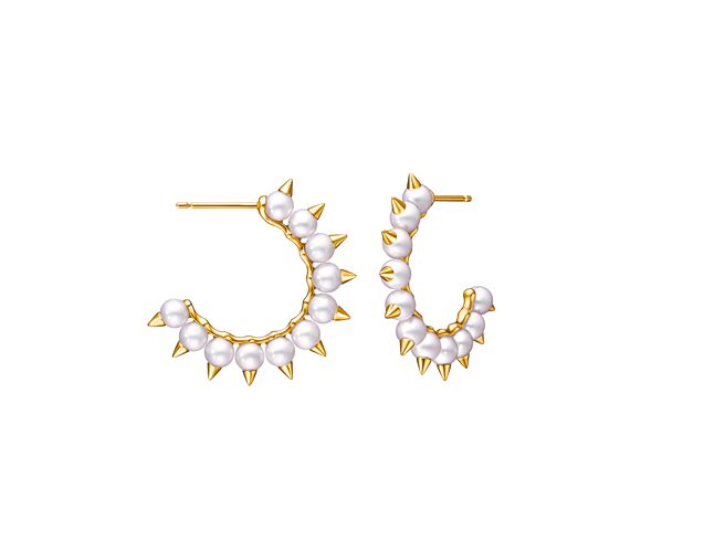 TASAKI danger tribe耳環，7萬300元。（TASAKI提供）