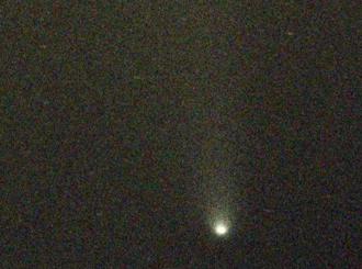 嘉義東石漁人碼頭直擊「紫金山彗星」 追星人嗨翻