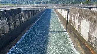 阿姆坪防淤隧今年2次沖淤 石門水庫累計清淤25萬立方公尺