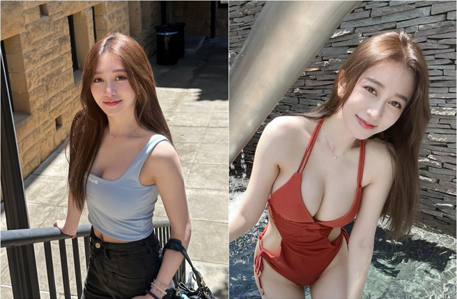 筱崎泫外型亮丽，不过她近日遭网友质疑医美过头。（图／筱崎泫 Instagram）