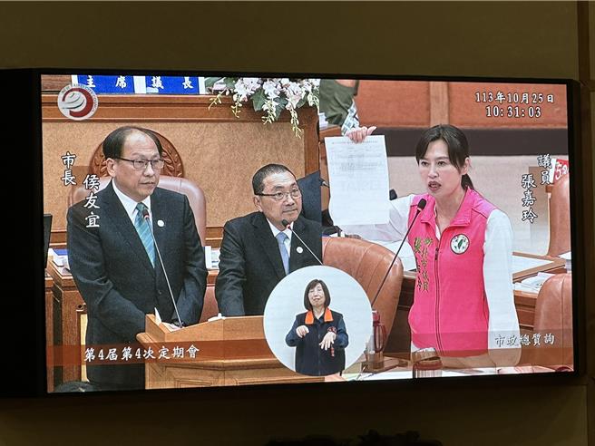 0403花蓮大地震造成新北環狀線嚴重受損，修復總經費從10.22億暴增至19億，增加近1倍，民進黨市議員張嘉玲25日總質詢時詢問市府追加預算原因。（高鈞麟攝）