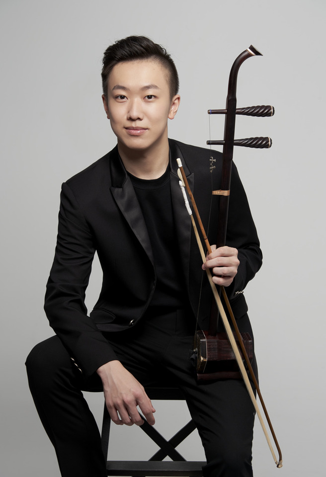 中國文化大學中國音樂學系二胡新秀陳柏廷。(圖/臺北市立國樂團提供)