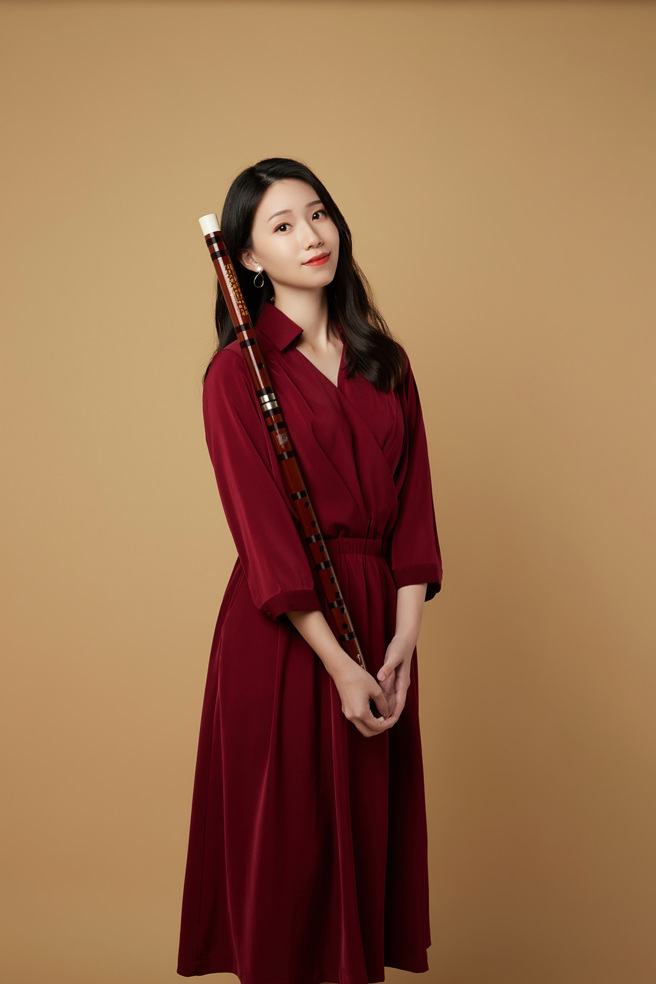 桃園市國樂團笛子好手陳乙萱。(圖/臺北市立國樂團提供)