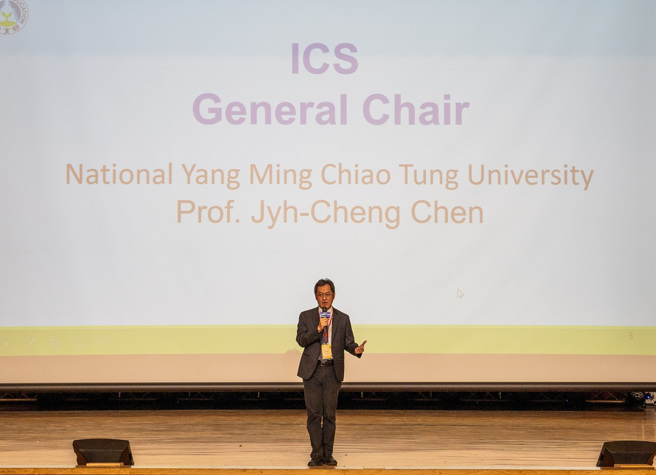 國立陽明交通大學陳志成院長致詞。(照片/教育部提供)