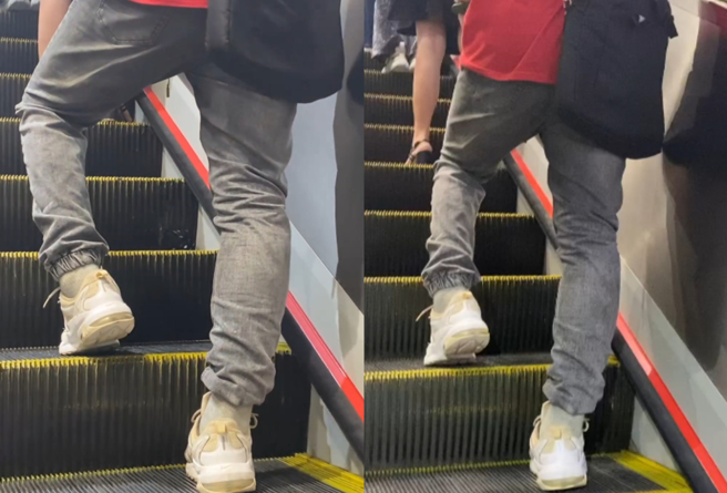 北捷文湖線電扶梯尿尿哥被找到了，北捷開罰1500加賠償清潔費用。（中時資料照）