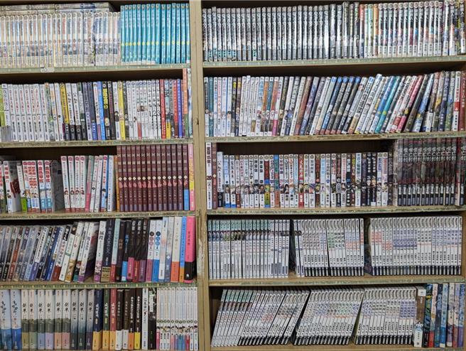 錦城嘉義可魯租書坊是南台灣書量最多的租書店。（孫世昌提供／廖素慧嘉市傳真）