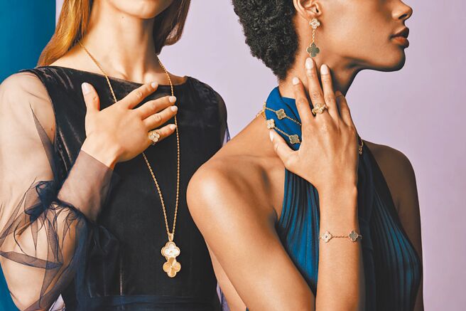 梵克雅宝Alhambra系列珠宝，不断推陈出新。（Van Cleef & Arpels提供）