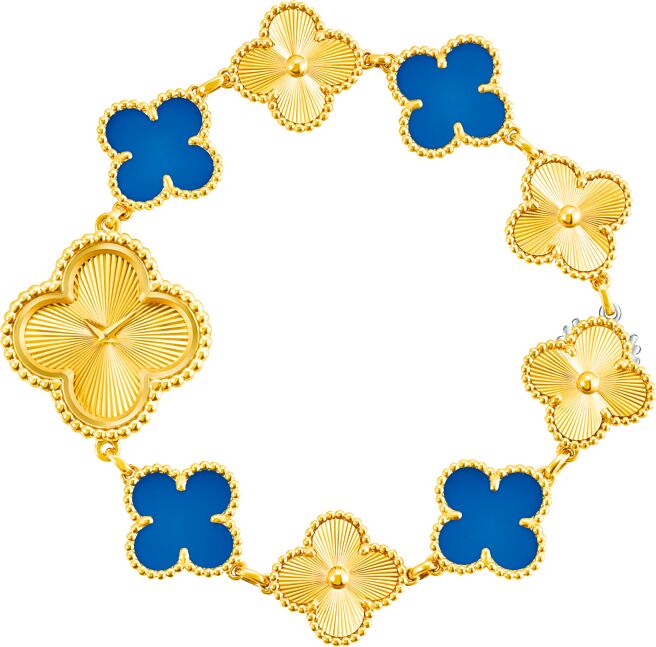 梵克雅宝全新Sweet Alhambra腕表，63万5000元。（Van Cleef & Arpels提供）