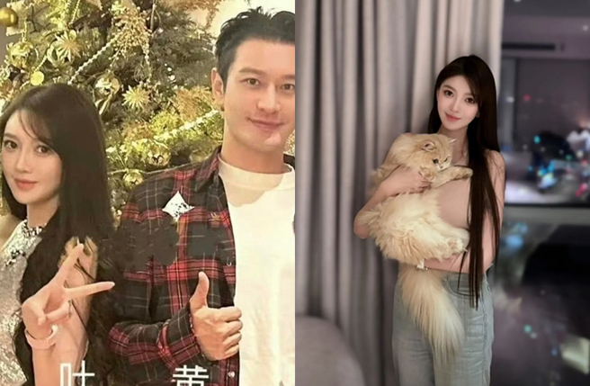 黃曉明新女友葉珂最近被指發言失當。（圖／翻攝自娛超人微博、葉珂抖音）