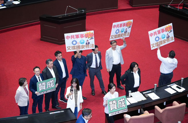 示意图，图为民进党立法院党团25日提案将国安相关修法列入议程，但是仍然未通过。（资料照／罗永铭摄）