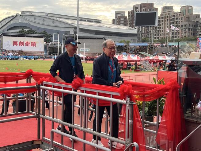 聯發科副董事長暨執行長蔡力行出席台積電運動會。圖／張珈睿