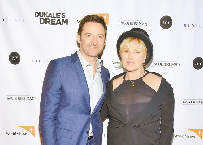 休杰克曼（左）和前妻黛博拉。（图／中时资料照）