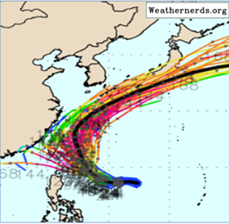 康芮颱風各國預測路徑曝 吳德榮：對台威脅提高