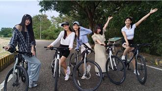 金門「湖光馥郁」單車領騎 200人休閒騎行徜徉海洋藝術季