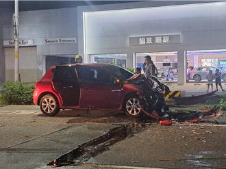 宜蘭詭異3紅車碰撞 驚悚影片曝！肇事車撞爛駕駛傷重亡