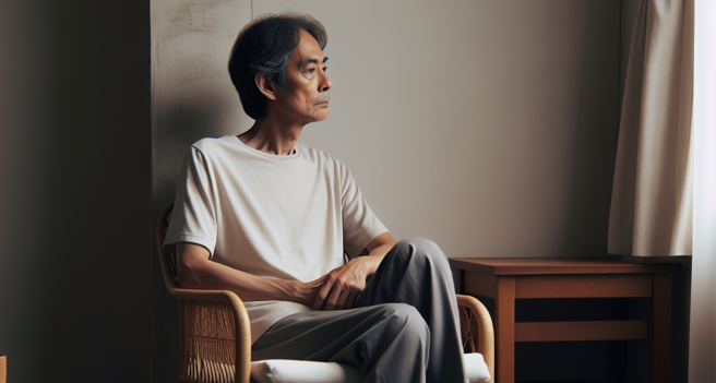 腦傷男生活已經無法自理，但一雙兒女不願意養他，訴請免除扶養義務獲准。（示意圖、與本案無關／AI生成）