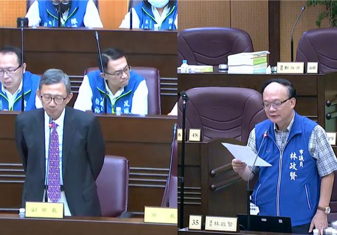 桃园市副市长王明鉅指出，「不希望走到最糟的一步」，未来会持续与清大协商，市府也会提出协助。（撷取自议会直播）