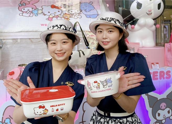 SOGO百货周年庆11／6开跑，三丽鸥经典人物来店礼可爱吸睛。(中坜SOGO百货提供／吕筱蝉桃园传真)