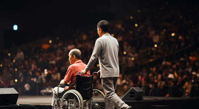 男子在网路上发文，说他同学利用父亲残障身分购买演唱会的票，网友看到惊觉竟还有这招。（示意图、与本案无关／AI生成）