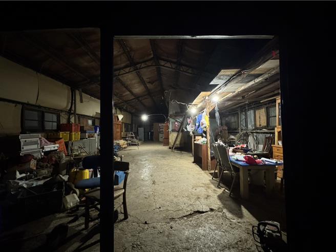 台中梨山多处是铁皮屋，稍早地震发生声响。（罗进玉提供／李京升台中传真）