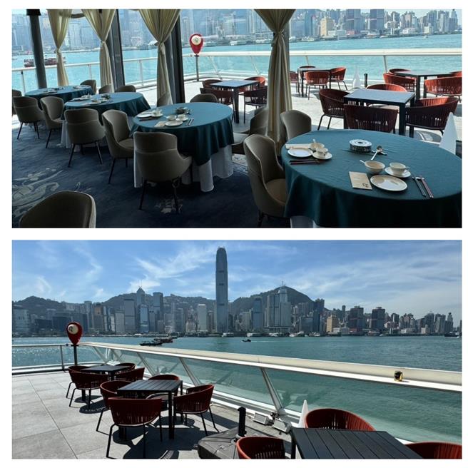 上海及四川風味餐廳「八十里」，店名來自它擁有80里（相當於40公里）的雄偉海景。（洪秀瑛攝）