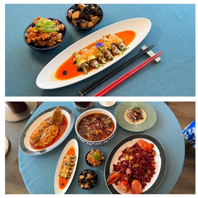 餐廳內的川菜經過微妙搭配和處理，讓麻和辣富有層次，具有獨特風味和口感。（洪秀瑛攝）