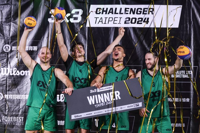 巴黎隊拿下台北挑戰賽冠軍。(ABSOLUTE 3x3提供)