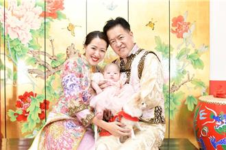 「選美皇后」連生三胎儀式感不減　揪老闆尪剃胎毛：代表從頭開始