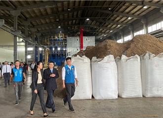 全台首座MEGA級生質氣化電廠 日去化25噸農廢料發2.4萬度電