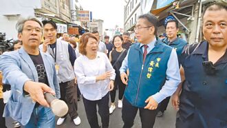 參觀台灣設計展 黃敏惠黃偉哲相見歡