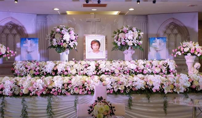 張智皓的告別式28日在二殯舉辦。（謝采恩攝）