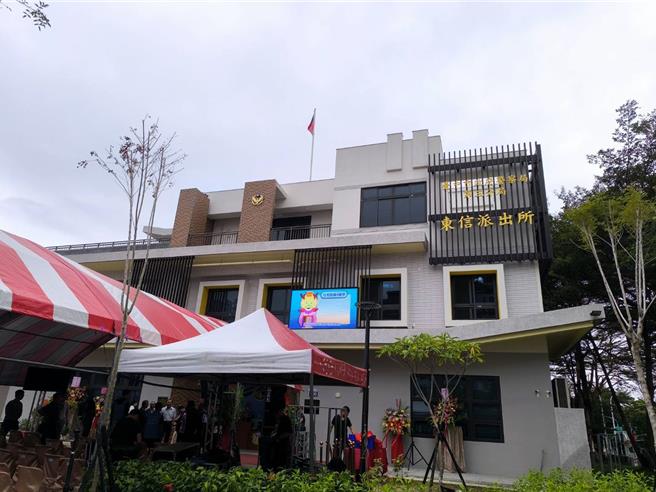 东信派出所未来将可提升地方治安和员警办公效率。（李京升摄）