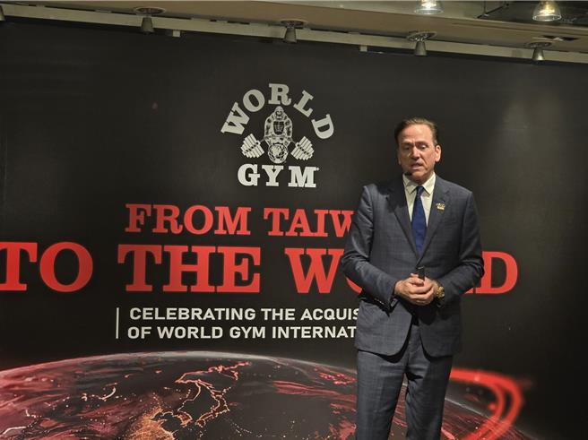 世界健身-KY董事长暨总经理柯约翰。（黄琮渊摄）