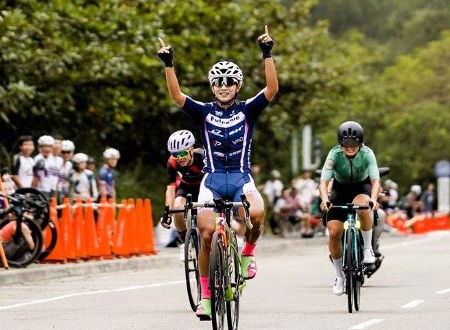 黄亭茵拿下96联赛新竹站女子组冠军。（大会提供）
