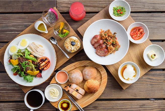 华泰瑞苑沐餐厅早餐。（华泰大饭店集团提供／吴娮翎台北传真） 