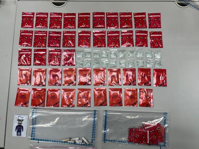 北市警方在二條通查獲越南籍人士涉毒品案件。（警方提供）