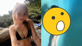 「籃球女神」洗菜澳洲大解放 「穿小丁」水下游泳養眼視角全被拍