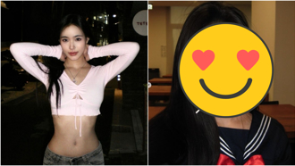 小S二女兒海軍水手服「含棒棒糖」耍壞　短裙直逼腿根電暈粉絲