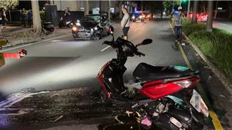 影》祖孫雙載慘遭轎車撞飛 嬤骨折7歲孫命危！恐怖瞬間曝