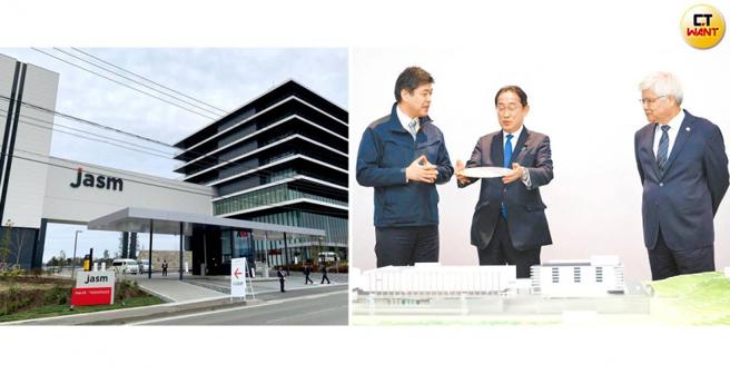 日本首相岸田文雄曾到熊本厂，与台积电总裁魏哲家交流。（图／取自日本首相官邸官网、报系资料照）