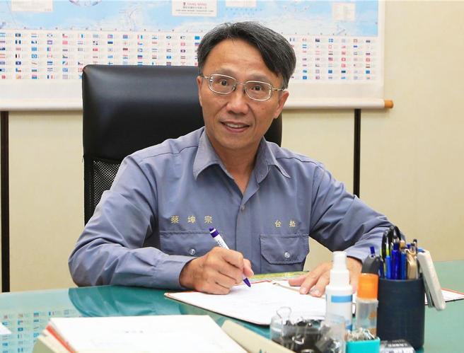 台船新任总经理蔡坤宗。图／台船提供